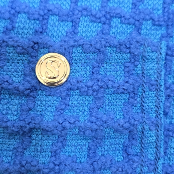 Sandro Cropped Tweed Jacket Brand New Condition - Picture 10 of 12